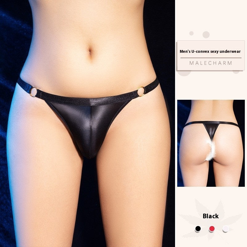 Binding Metal Ring Suspenders Three-point Men's Suit Sexy Underwear