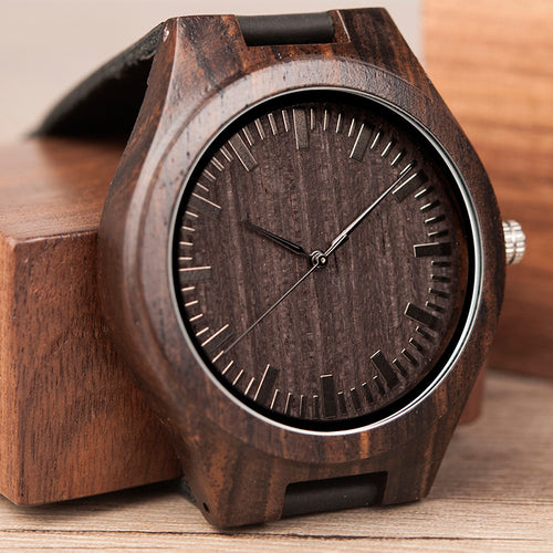 BOBO BIRD Engraving Men Watches Family Gifts For Son DAD MOM Mens Quartz Women Wristwatch   For Boyfriend Engrave   D26