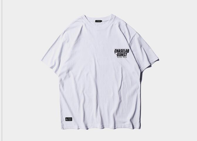FGSS Men's Wear New Japanese Chaozhou Brand Interesting Cartoon Pistol Printed Mens Loose Short Sleeve T-shirt In Spring And Summer Of