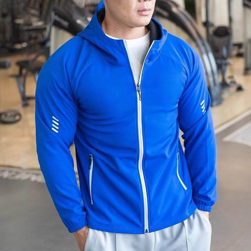 Mens 2026 New Windproof Zip-Up Hoodie For Casual Wear