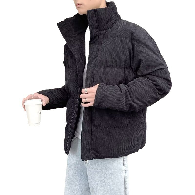Mens Stylish Warm Cotton-padded Jacket For Sports And Casual Wear Trendy And Cool
