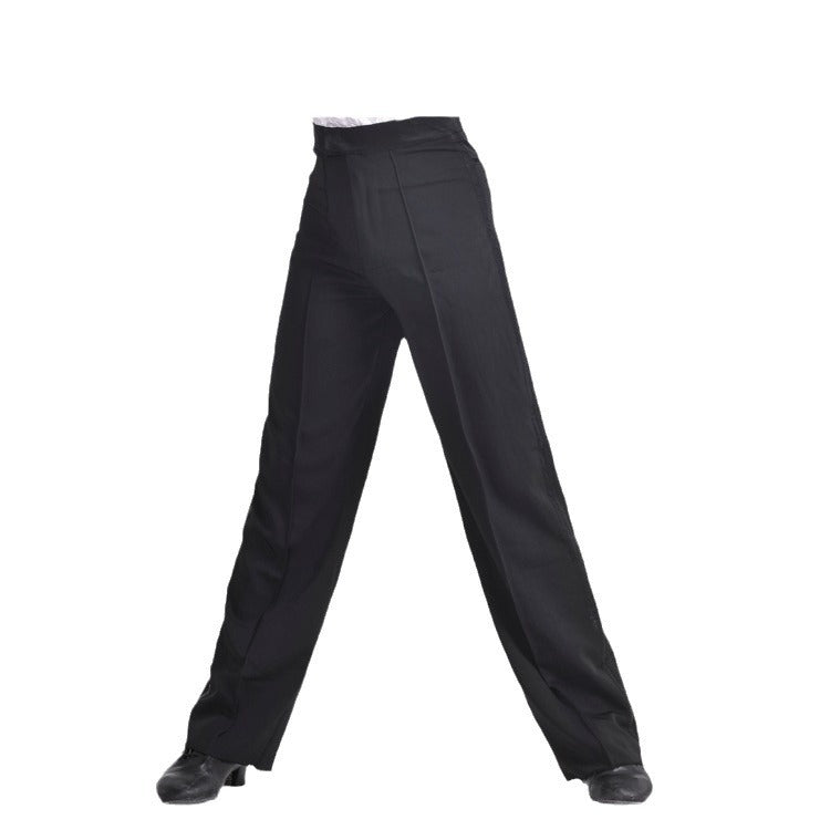 Mens Adult Latin Dance Pants Standard Modern Dance Pants Practice Wear For Adults And Children