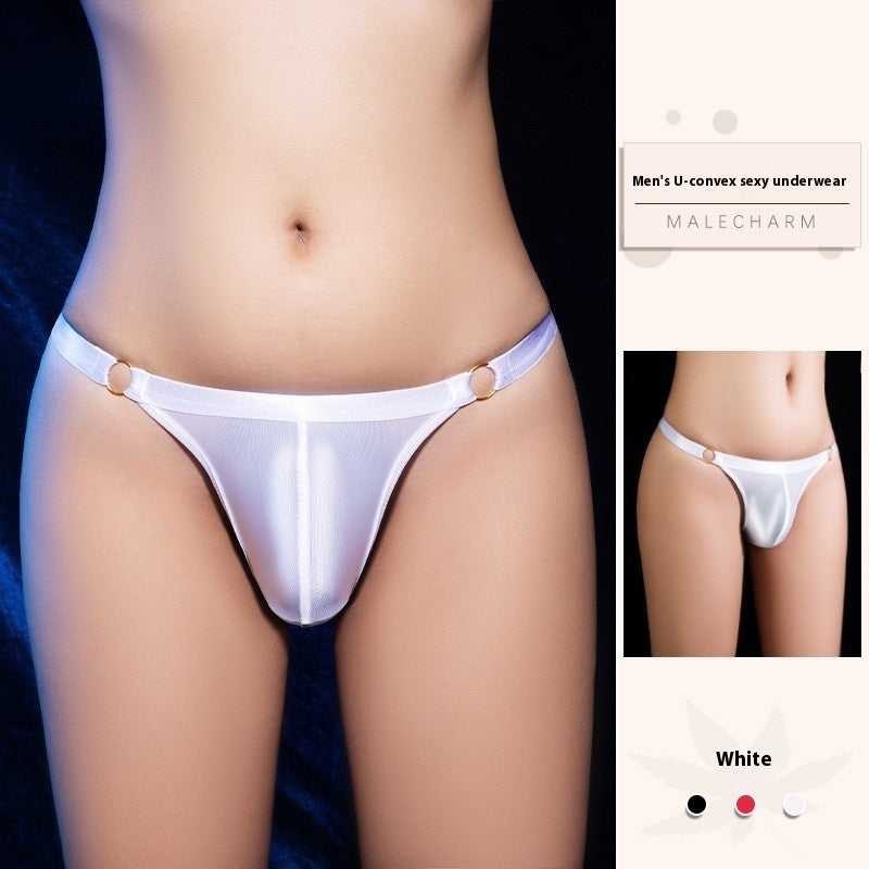 Binding Metal Ring Suspenders Three-point Men's Suit Sexy Underwear