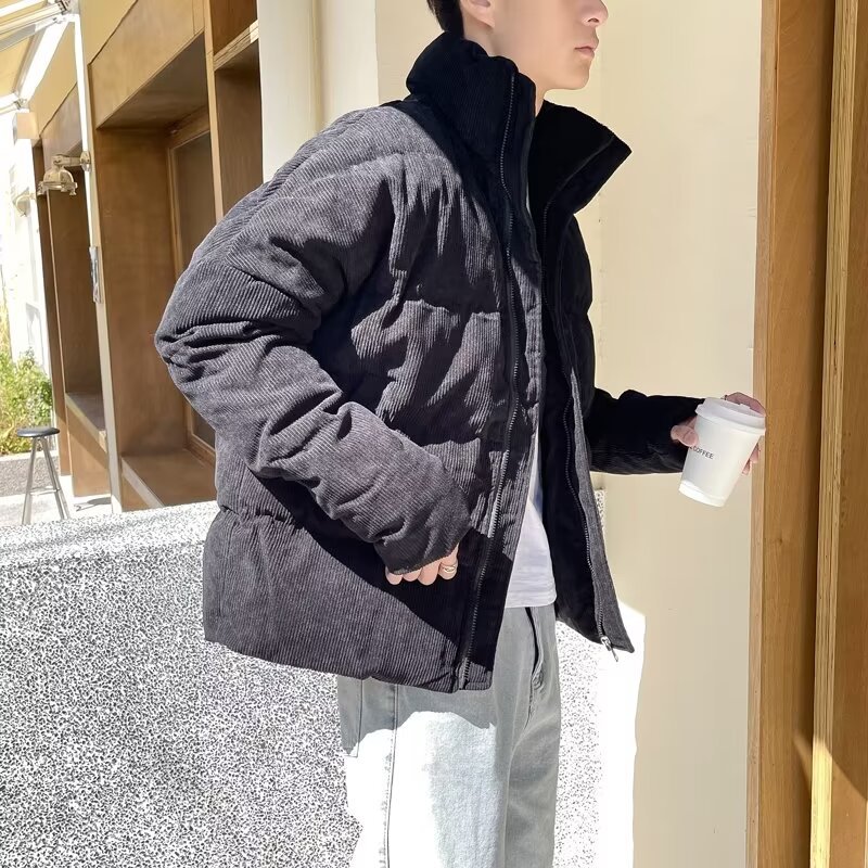 Mens Stylish Warm Cotton-padded Jacket For Sports And Casual Wear Trendy And Cool